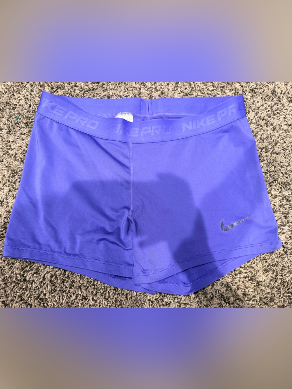 Nike Pro Compression Leggings in Violet Purple
